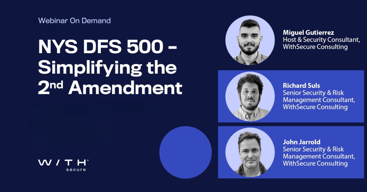 NYDFS 500: Simplifying the second amendment